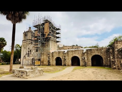 Misión Concepción, la segunda creada en San Antonio, Texas. 