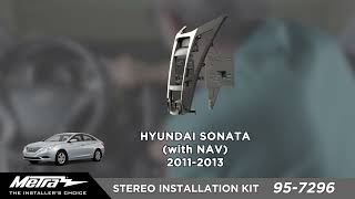 Dash Kit Installation - Fits 2011-2015 Hyundai Sonata