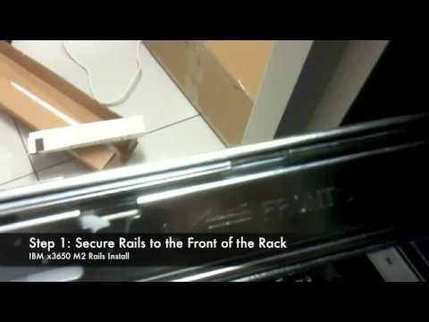 IBM x3650 M2 Rail Install