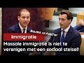 Baudet vs Asscher: immigratie niet te verenigingen met een sociaal stelsel