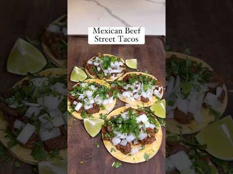 Mexican Beef Street Tacos