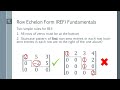 What Is Row Echelon Form