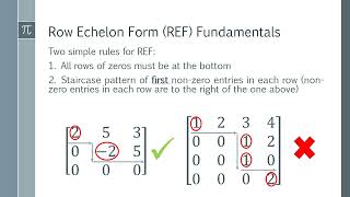 What is Row Echelon Form?