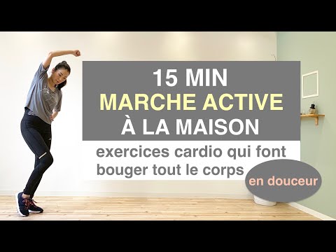 15MIN ACTIVE WALKING AT HOME with light exercises for beginners