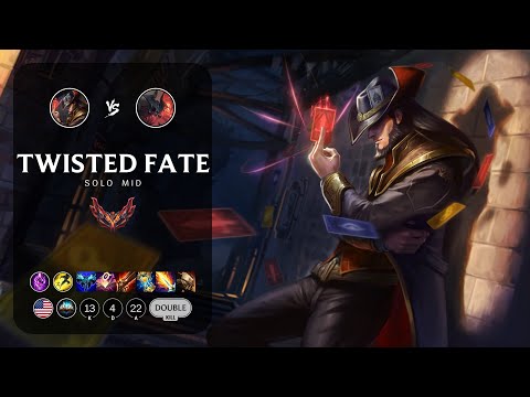 Twisted Fate Mid vs Aatrox - NA Grandmaster Patch 13.15