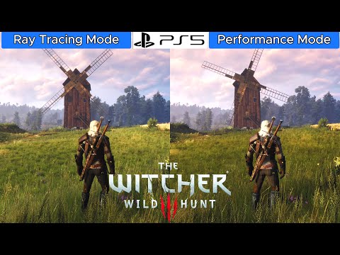 The Witcher 3 Next-Gen - PS5 - Ray Tracing Vs Performance -Graphics Comparison - 4k - Frame Rate