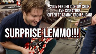 Video thumbnail for 2007 Fender Custom Shop Eddie Van Halen Signature Gifted to Lemmo from Susan | Norman's Rare Guitars by Normans Rare Guitars