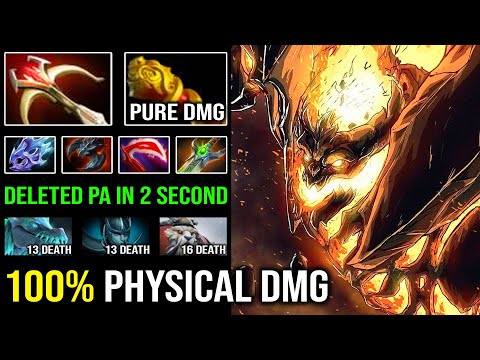 PURE PHYSICAL SF IS BACK Max Soul Daedalus + MKB Deleted PA in Just 2s with Crit God DotA 2