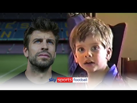 Gerard Pique's heart-warming retirement video 🥺