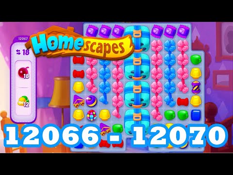 Homescapes Level 12066 - 12070 HD 3 - match puzzle Gameplay | android | IOS | 12047 | 12048 | 12049