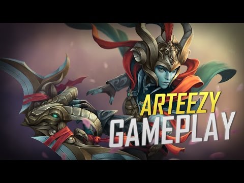 Arteezy playing Phantom Assassin (Gameplay)