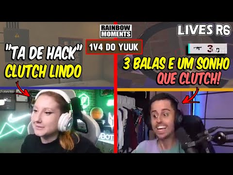 CLUTCH INACREDITÁVEL DO RAZAH, 1x4 MONSTRO DO YUUK, 4K CLUTCH DA CHERRY MELHORES MOMENTOS LIVES R6