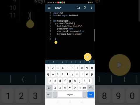 Flutter Using Python Flet Textfield