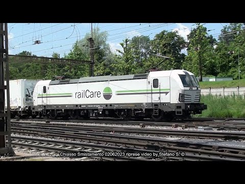 Mercioni in Arrivo e Partenza a Chiasso Smistamento