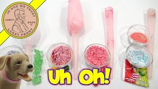 Cotton Candy Flavor Series: Rock Candy, WarHeads Powder, Red Hots & Hard Candy