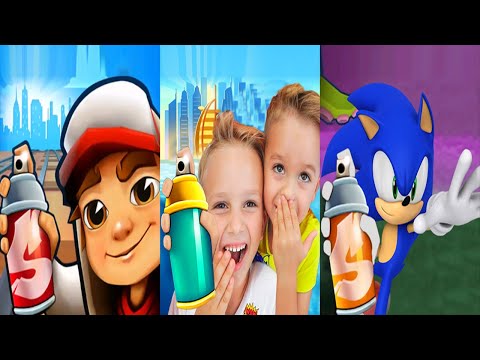 Subway Surfers vs Vlad & Niki Run vs Sonic Dash Android Gameplay HD