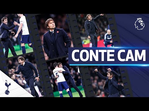 Antonio Conte's shows his PASSION on the touchline! CONTE CAM | Spurs 2-1 Leeds