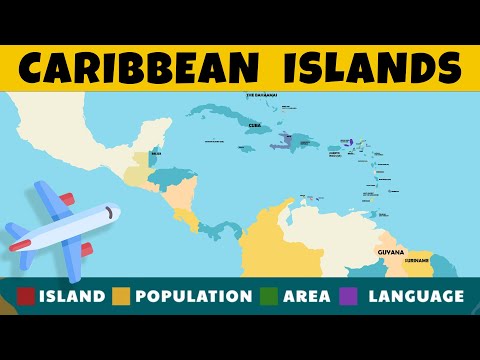 Learn the Countries and Islands of the Caribbean #learncountries #caribbeanisland #qtpkids