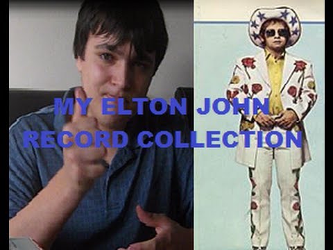 my elton john record collection