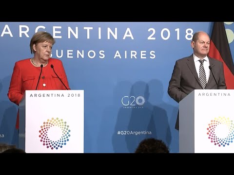 01.12.2018 - PK Merkel Scholz - G20 Argentinien