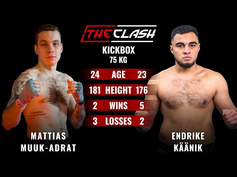 Endrike Käänik VS Mattias Muuk Adrat - Võitlusspordi Gala The Clash nr.2