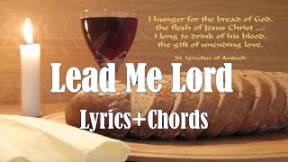 Lead Me Lord with Chords + Lyrics Holy Mass Communion song