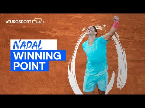 Rafael Nadal's winning point against Djokovic at the final | Roland Garros 2020 | Eurosport Tennis