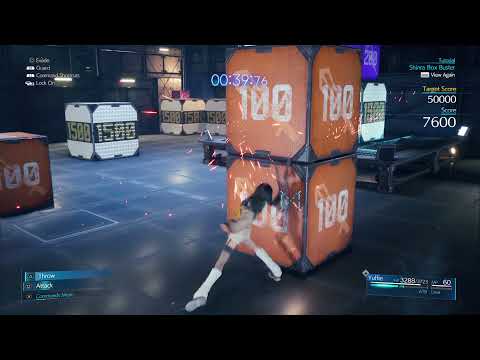 Final Fantasy VII Remake Intergrade - Shinra Box Buster 50000 Points Perfect Run