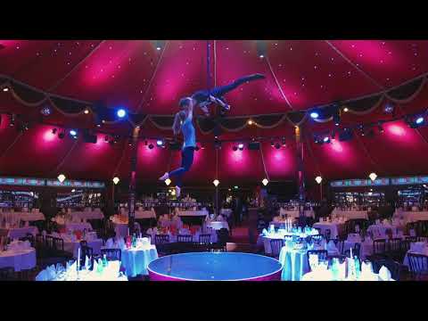 Aerial straps duo training