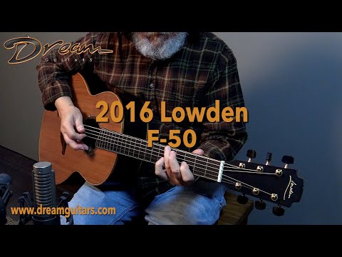 2016 Lowden F-50, African Blackwood & Redwood