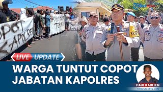 Massa ALDERA Tuntut Copot Jabatan Kapolres Flores Timur AKBP Nyoman Buntut Aksi Tawuran Lukai Korban