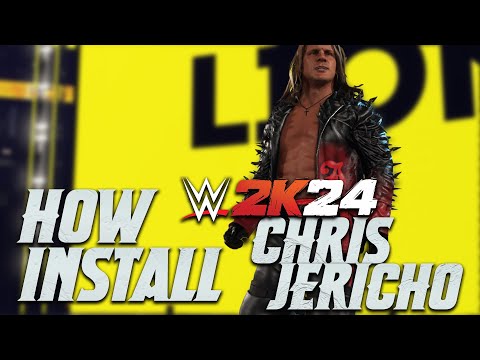 HOW TO INSTALL CHRIS JERICHO|WWE2K24 MOD|