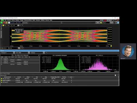 Keysight Infiniium 11.40 Core Software 12-Edge PAM4 Jitter Extrapolation Demo