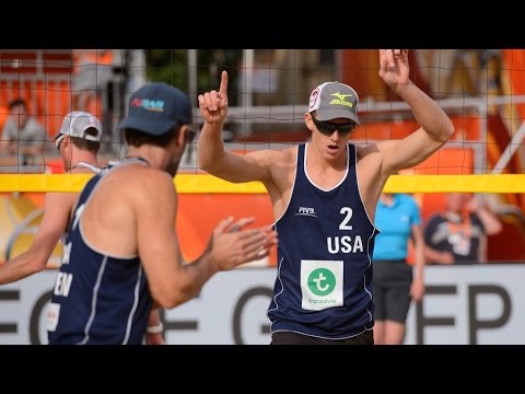 Hyden/Bourne (USA) vs. Gabathuler/Gerson (SUI) - Den Haag Men World Championships 2015