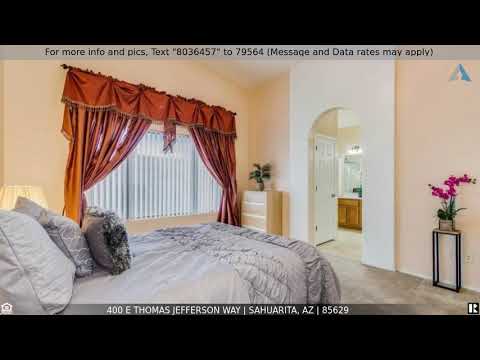 Priced at $204,000 - 400 E Thomas Jefferson Way, Sahuarita, AZ 85629