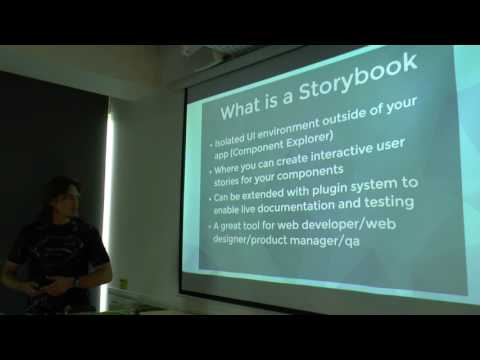 React Israel Meetup #15 - 1st talk: Enhanced dev workflow with Storybook - by Vladimir Novick