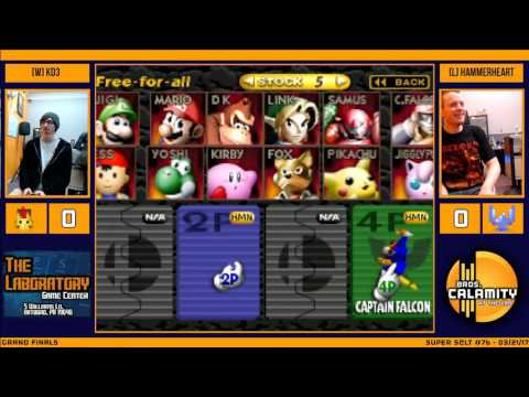 S@LT #76 W KD3 Blk Falcon, Pikachu vs L Hammerheart BlueFalcon, Jigglypuff   Grand Finals   SSB64 Si