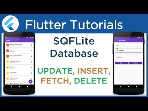 Flutter SQFLite tutorial CRUD Operation Perform Insert Fetch Update and Delete Operation 4 7