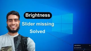 Screen brightness slider missing windows 10 pro. Brightness Control Not Working Solution