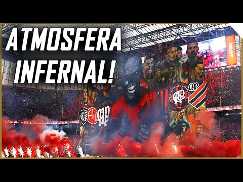 Athletico Paranaense fans against América-MG in the Série B!