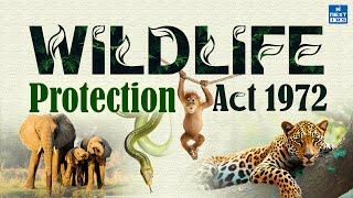 Wildlife Protection Act 1972 in ONE SHOT! 🐯#wildlife #wpa