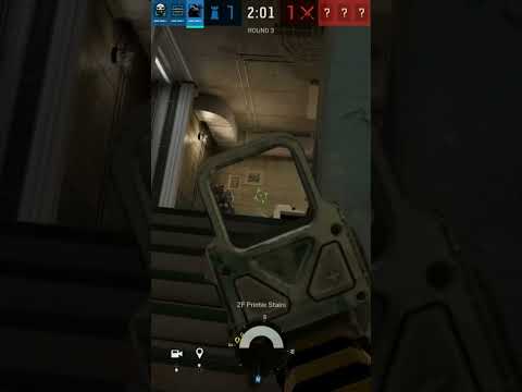 Playing aggressive with Bandit On console PS5 XBOX #r6 #ranked #highlights #champion #control #aim