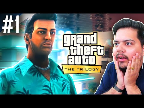 GTA Vice City The Definitive Edition 😍 First Look | Part 1 | Hindi Gameplay