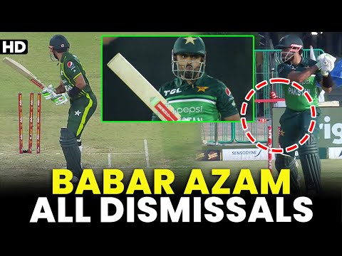 Babar Azam's All Dismissals Against Kiwis | Pakistan vs New Zealand | PCB | M2B2A