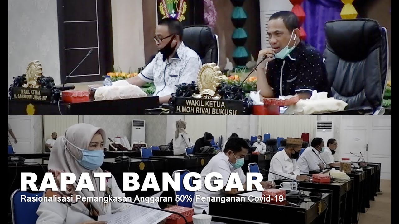 BANGGAR Minta TAPD Uraikan Pemangkasan Anggaran 50%