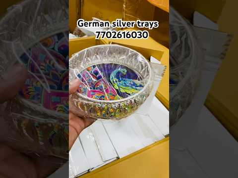 German silver trays| return gifts | wedding gifts | pichwai tray | #giftideas #pichwaigifts