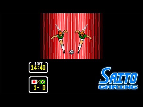 Captain Tsubasa 3 (Super Famicom) - Match 20: Japan vs. Brazil