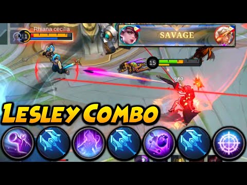 (Try This) Lesley Perfect Combo To Maximize Her Passive! (Auto Savage) | Top 1 Global Lesley