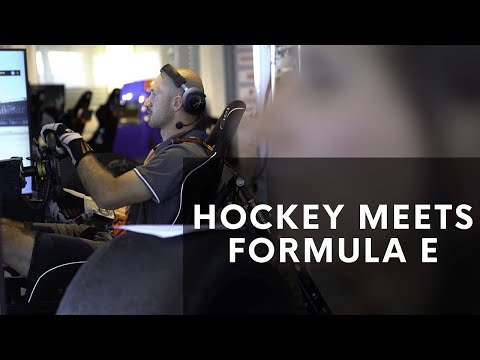 Hockey meets Formula E - ZSC-Verteidiger Christian Marti im Simulator