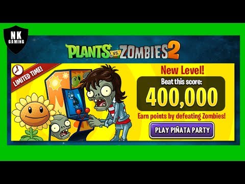 PvZ 2 - Pinata Party July 22th, 2017 Featuring New "Multiplier" - Day 2